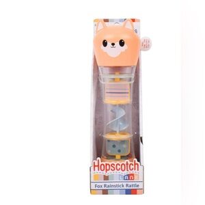 Hopscotch Lane Fox Rainstick Rattle - Light up Sensory Toy, Infants & Toddlers,